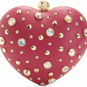 Juicy Couture Rare Limited Edition Juicy At Heart Pink Minaudiere Bag